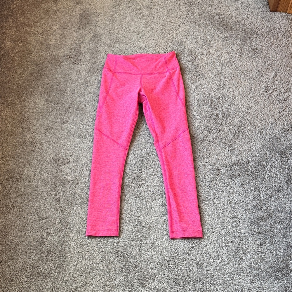 Outdoor Voices Pink Leggings SIZE XS Stretch Athletic Workout Activewear Pants